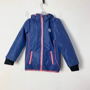 M2C girl’s kid’s full zip up hooded jacket 104-110